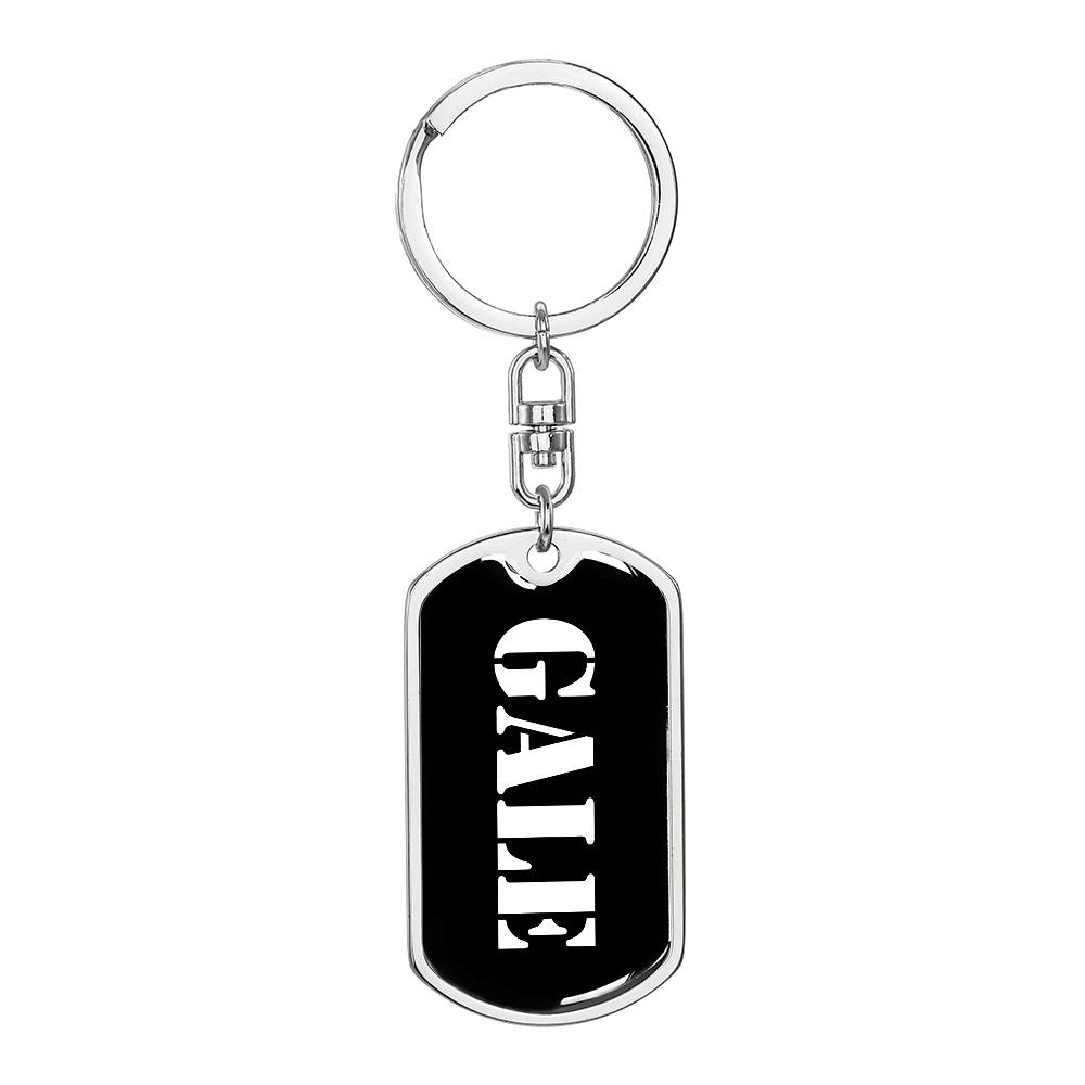 Gale v3 - Luxury Dog Tag Keychain