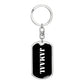 Jamaal v3 - Luxury Dog Tag Keychain