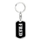 Fred v2 - Luxury Dog Tag Keychain