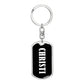 Christi v03 - Luxury Dog Tag Keychain