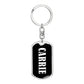 Carrie v01w - Luxury Dog Tag Keychain