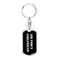 Air Force Girlfriend v3 - Luxury Dog Tag Keychain