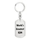 World's Greatest RDN - Luxury Dog Tag Keychain