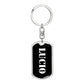 Lucio v3 - Luxury Dog Tag Keychain
