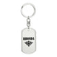 Rhonda v01a - Luxury Dog Tag Keychain