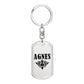 Agnes v01a - Luxury Dog Tag Keychain