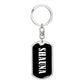 Shauna v03 - Luxury Dog Tag Keychain