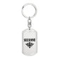 Suzanne v01a - Luxury Dog Tag Keychain