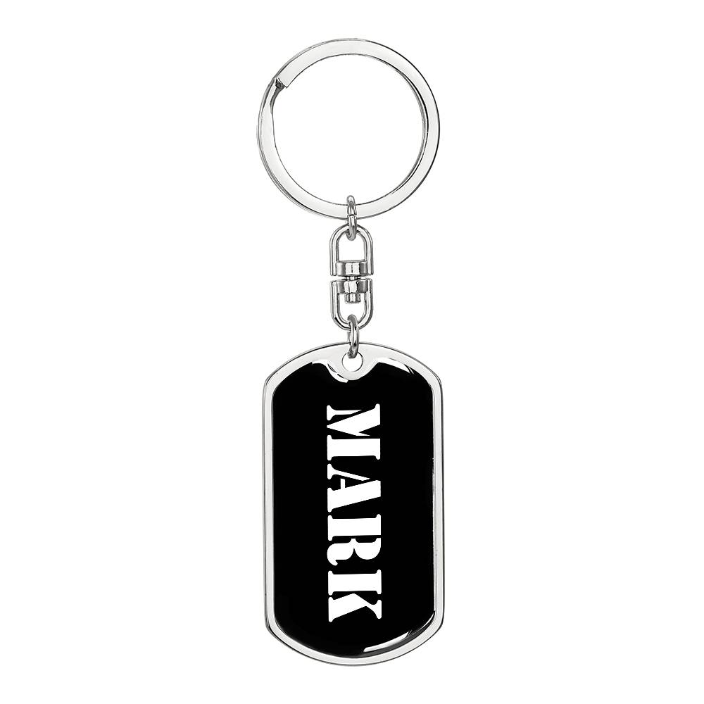 Mark v2 - Luxury Dog Tag Keychain