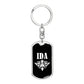 Ida v03a - Luxury Dog Tag Keychain