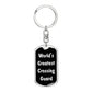 World's Greatest Crossing Guard v3 - Luxury Dog Tag Keychain