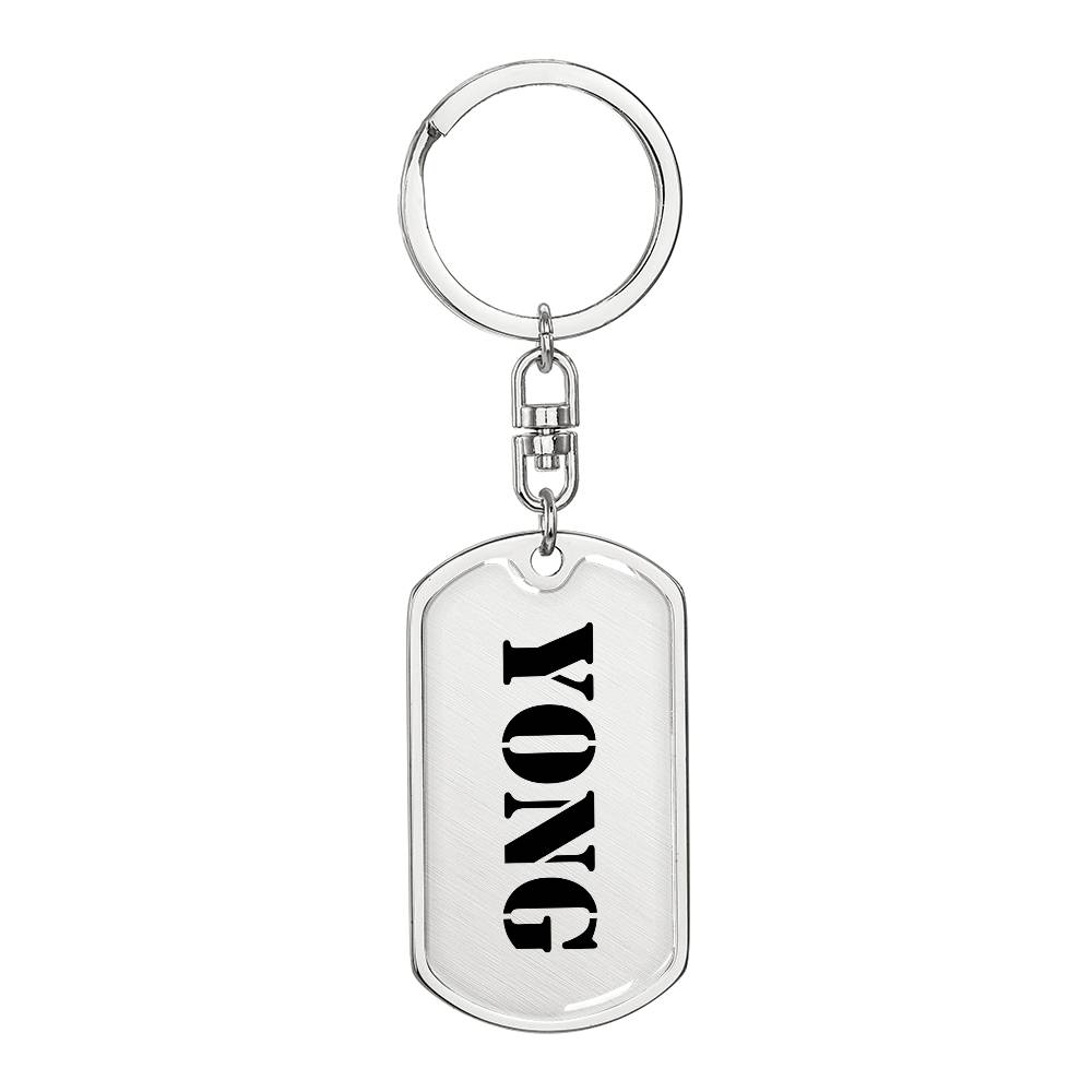 Yong - Luxury Dog Tag Keychain
