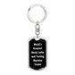 World's Greatest Metal Lathe and Turning Machine Tender v3 - Luxury Dog Tag Keychain