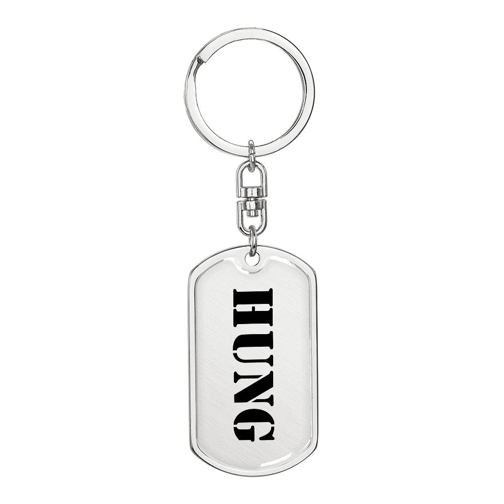 Hung - Luxury Dog Tag Keychain