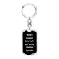 World's Greatest Metal Lathe and Turning Machine Operator v2 - Luxury Dog Tag Keychain