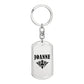 Joanne v01a - Luxury Dog Tag Keychain