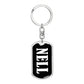 Nell v03 - Luxury Dog Tag Keychain