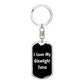 Love My Glowlight Tetra v3 - Luxury Dog Tag Keychain