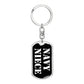 Navy Niece v3 - Luxury Dog Tag Keychain