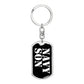 Navy Son v3 - Luxury Dog Tag Keychain