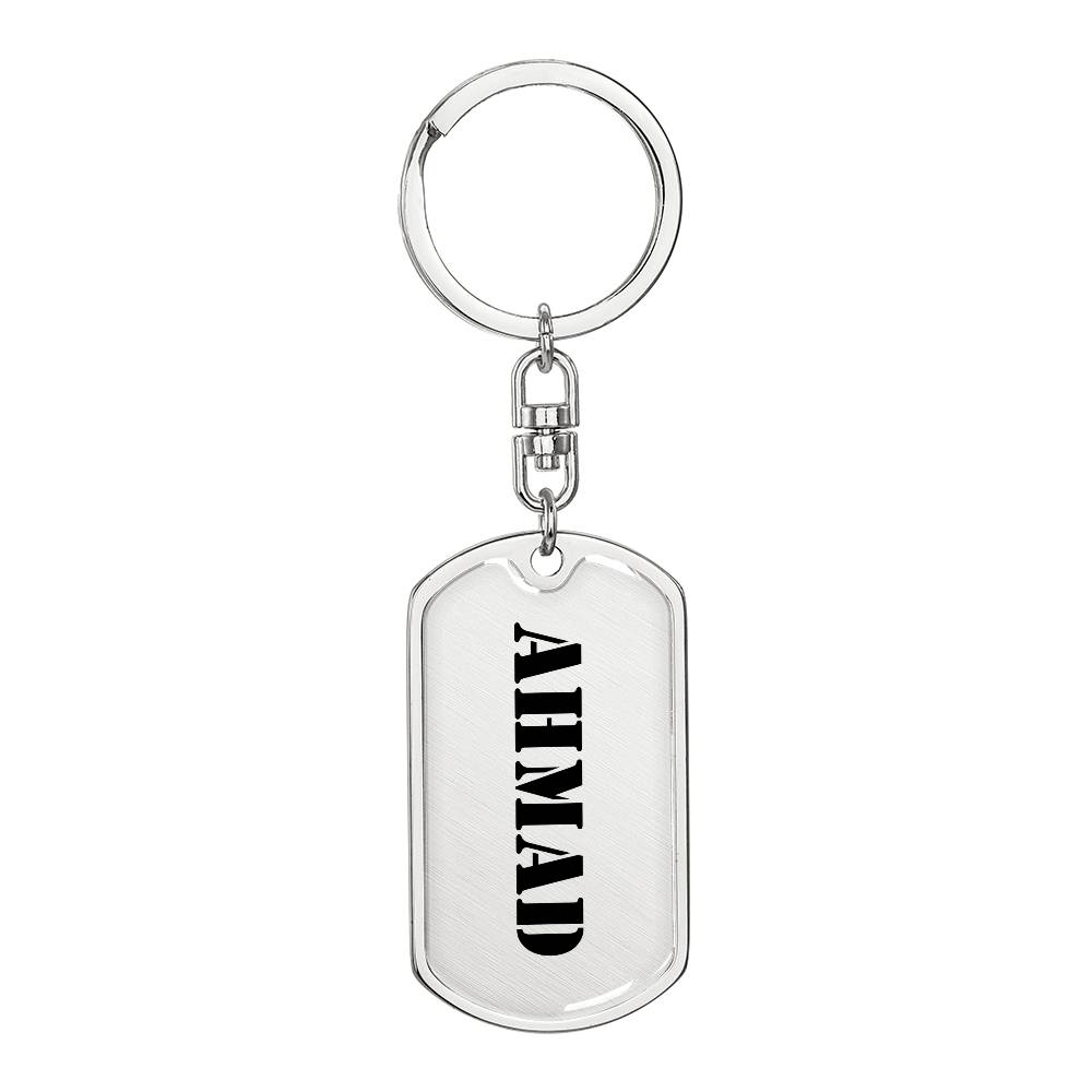 Ahmad - Luxury Dog Tag Keychain