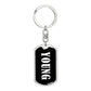 Young v03 - Luxury Dog Tag Keychain