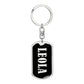Leola v02 - Luxury Dog Tag Keychain