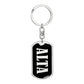 Alta v02 - Luxury Dog Tag Keychain