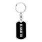 Elisabeth v02 - Luxury Dog Tag Keychain