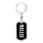 Millie v02 - Luxury Dog Tag Keychain