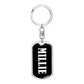Millie v03 - Luxury Dog Tag Keychain