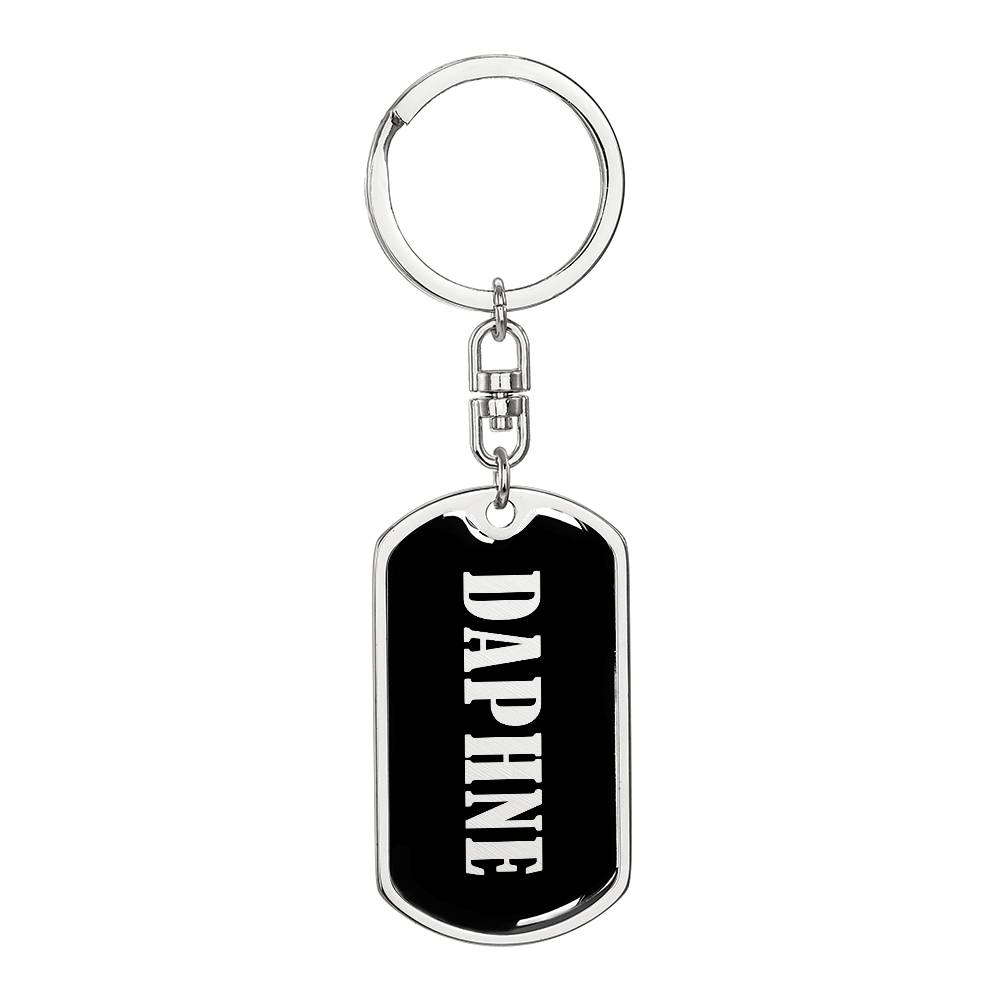 Daphne v02 - Luxury Dog Tag Keychain