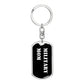 Military Mom v3 - Luxury Dog Tag Keychain