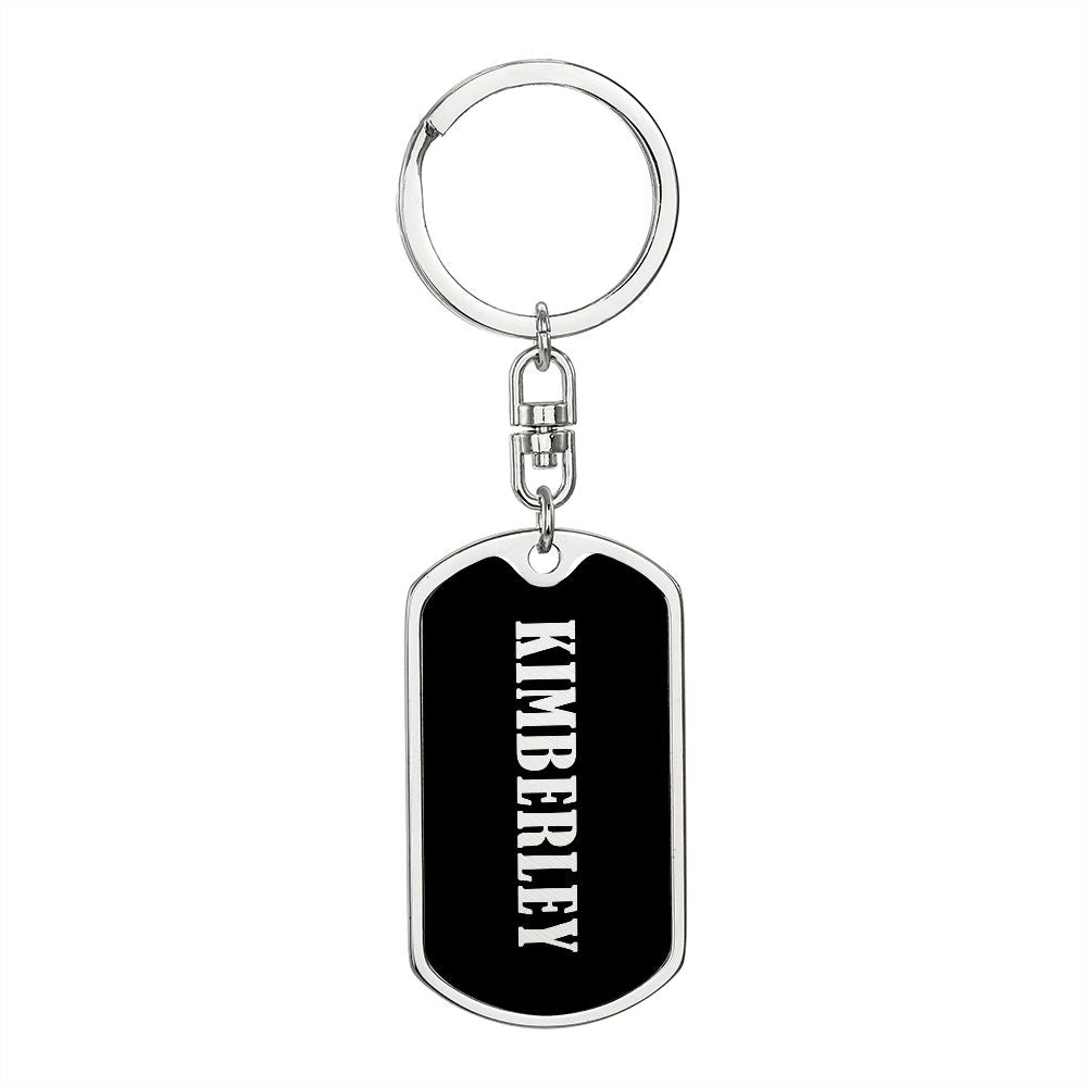 Kimberley v02 - Luxury Dog Tag Keychain