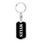 Myles v2 - Luxury Dog Tag Keychain