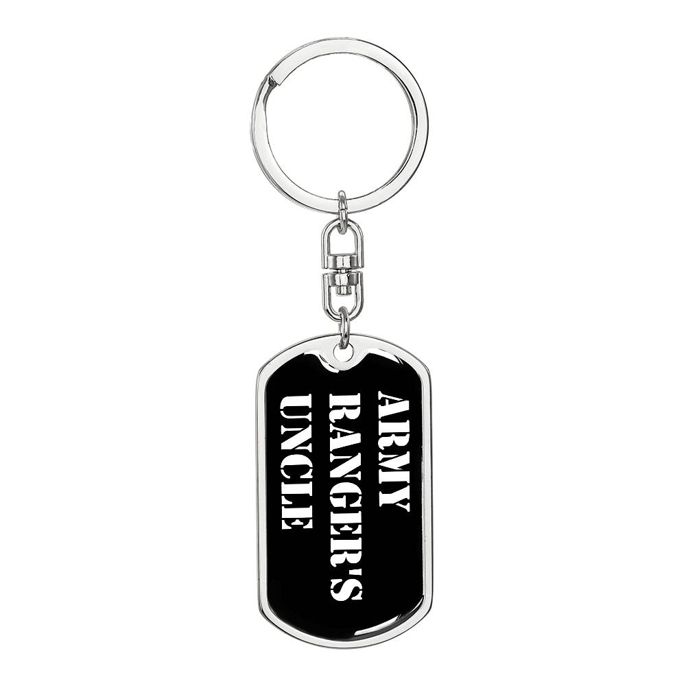Army Ranger's Uncle v3 - Luxury Dog Tag Keychain