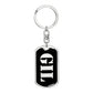Gil v2 - Luxury Dog Tag Keychain