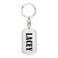 Lacey v01 - Luxury Dog Tag Keychain