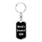 World's Greatest RDN v2 - Luxury Dog Tag Keychain