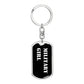 Military Girl v3 - Luxury Dog Tag Keychain