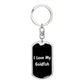 Love My Goldfish v3 - Luxury Dog Tag Keychain