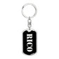 Rico v2 - Luxury Dog Tag Keychain
