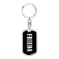 Frieda v03 - Luxury Dog Tag Keychain