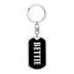 Bettie v02 - Luxury Dog Tag Keychain
