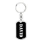 David v2 - Luxury Dog Tag Keychain