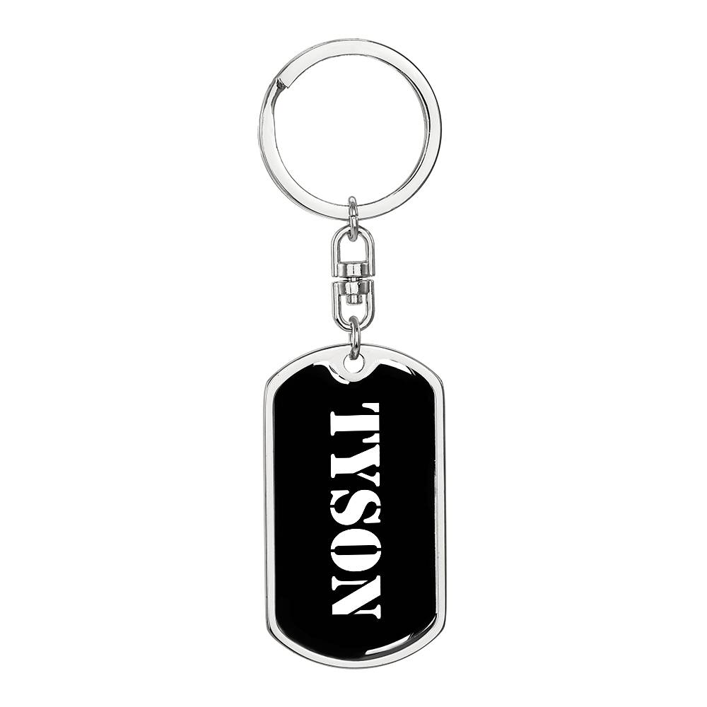 Tyson v2 - Luxury Dog Tag Keychain