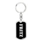 Fritz v3 - Luxury Dog Tag Keychain
