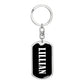 Lillian v01w - Luxury Dog Tag Keychain