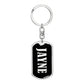 Jayne v02 - Luxury Dog Tag Keychain