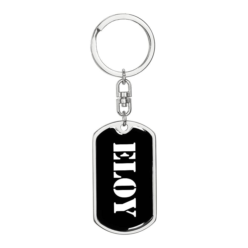 Eloy v3 - Luxury Dog Tag Keychain